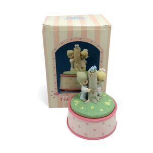 PRECIOUS MOMENTS Musical Figurine Thee I Love 1989 Vintage Boxed